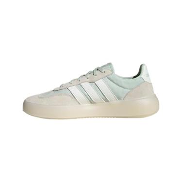 Imagem de adidas Tênis esportivo feminino Barreda Decode, Alumina/Off White/Linen Green, 36