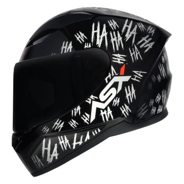 Imagem de Capacete Asx City Fun Preto e Branco