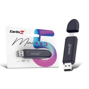 Imagem de Carlinkit Mini SE Pro Adaptador CarPlay sem fio/adaptador automático Android sem fio, durabilidade de alta qualidade, adaptador universal USB-C/A para carro para iOS/Android