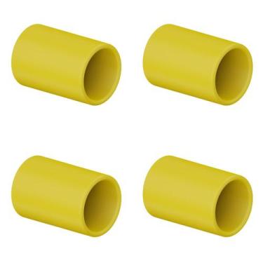 Imagem de 4 Luvas de Pressão Eletroduto Tigre 1" 32mm S/Rosca