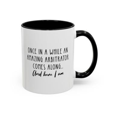 Imagem de Caneca de café Arbiter engraçada, presente exclusivo para amantes de café, decoração de mesa, humor administrador, perfeita para advogados