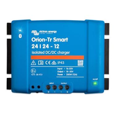 Imagem de Victron Energy Carregador inteligente CC para CC Orion-Tr (Bluetooth) - 24/24-Volt 12 amp 280-Watt - Carregador de bateria para sistemas de bateria dupla - isolado