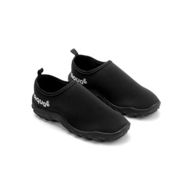 Imagem de Tênis Aqua Aquático com Solado Antiderrapante - para Praia, Cachoeiras, Trilhas e Esportes (Preto) (Preto, BR, Adulto, Numérico, 34)