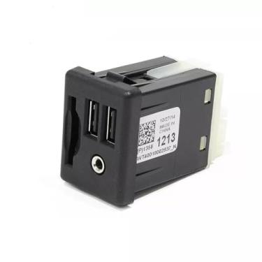 Imagem de 13581213 Entrada auxiliar de interface de cartão SD com porta USB dupla para Cadillac ATS 2013-2016