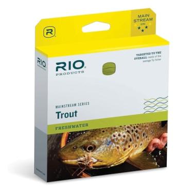 Imagem de RIO Products Fly Line Mainstream Trout Dt5F verde-limão, verde-limão