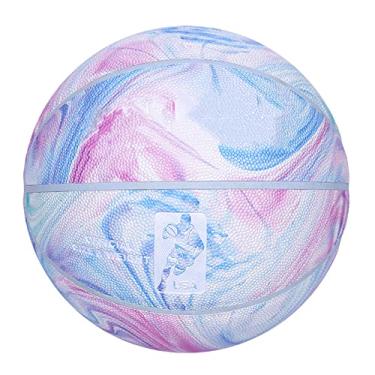 Imagem de Sporting Goods Bola de basquete para adultos, basquete profissional ao ar livre interno tamanho oficial 7 feita para uso interno e externo (colorido)