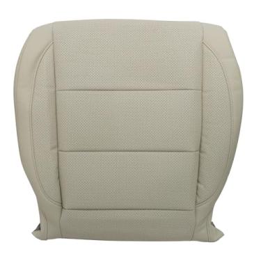 Imagem de SecosAutoparts Tampa de assento de couro perfurado de substituição do lado do motorista Cornsilk bege bege bege compatível com Volkswagen Jetta 2006 2007 2008 2009 2010