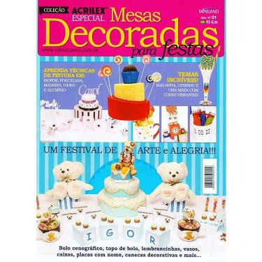 Imagem de Revista Acrilex Especial Mesas Decoradas para Festas Ed. Minuano nº01