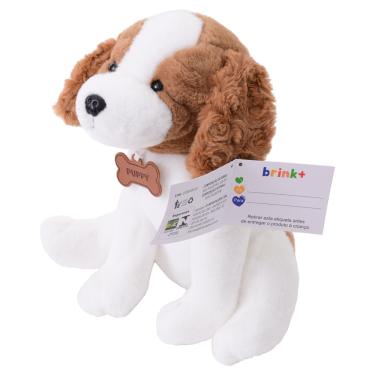 Imagem de PELUCIA CACHORRO SENTADO 25 CM MARROM