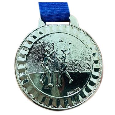 Imagem de Medalha Handebol Campeonato 45mm - Ouro Prata Bronze De Aço prata