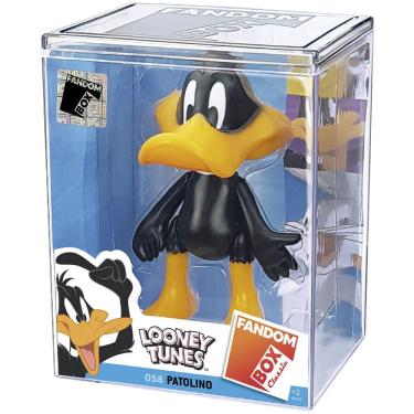 Imagem de Boneco Patolino Looney Tunes Fandom Box Colecionável 13cm - Lider Brinquedos