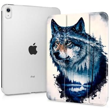 Imagem de Tuiklol Capa para iPad de 11 polegadas A16 2025 geração 11ª / iPad 11 polegadas 2022 10ª geração, suporte de lápis embutido com capa à prova de choque PC capa traseira transparente transparente auto