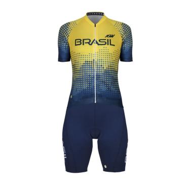 Imagem de Conjunto asw cbc femininoamarelo azul M