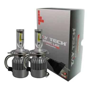 Imagem de Kit Lâmpada Tay Tech Smart Led H4 8000 Lúmens