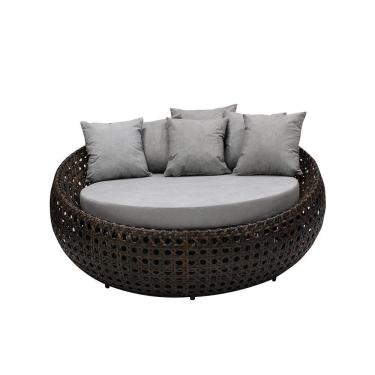 Imagem de Sofá Essencial Bola 1,50m Fibra Indiano Cinza