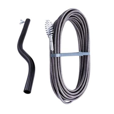Imagem de Desentupidor Manual 5M Mola Aço 5 Metros Ralo Pia Cano Calha
