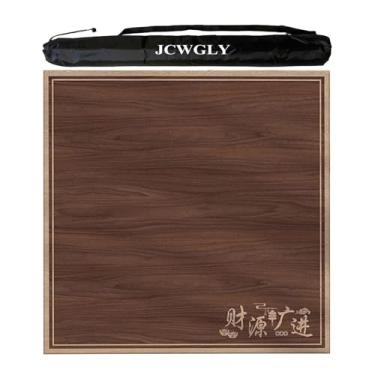 Imagem de Tapete De Veludo Cristal Antiderrapante Para Mesa, Capa De Mesa Com Redução De Ruído Silenciosa Para Sala De Xadrez Em Casa, Cartas De Pôquer, Jogos De Tabuleiro, Com Bolsa De Transporte(Coffee 1,80cm