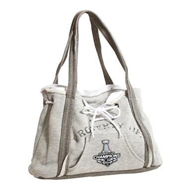 Imagem de Littlearth Bolsa feminina com capuz NHL Los Angeles Kings, cinza, 24 cm x 39 cm x 10 cm