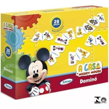 Imagem de DOMINO MICKEY CLUB HOUSE 18976 Amarelo - Xalingo, Amarelo