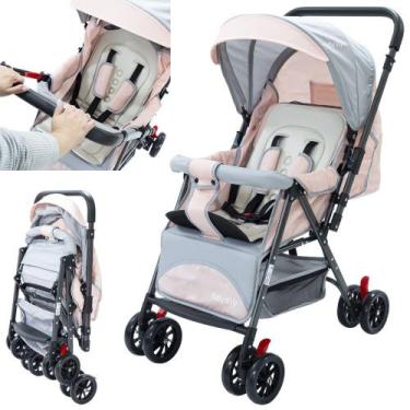 Imagem de Carrinho de Bebê Passeio Reversível 15kg Runner Infantil com Bandeja F