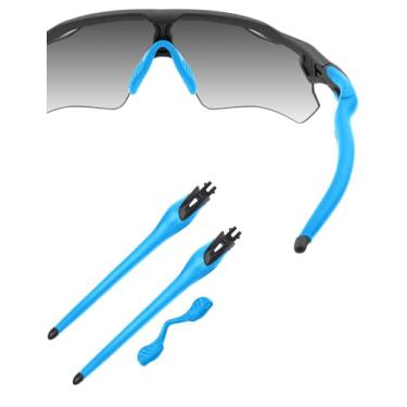 Imagem de HILEEN Óculos de sol pretos de substituição para óculos de sol Oakley Radar EV Path Pitch Advancer - azul celeste