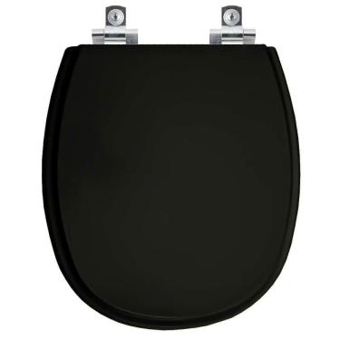 Imagem de Assento Sanitário Soft Close Loren One Preto Para Vaso Lorenzetti