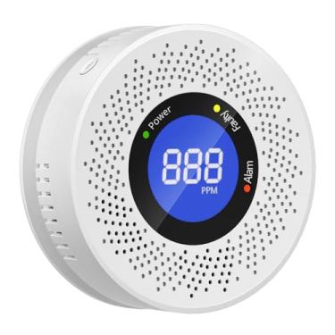 Imagem de Uingarm 1 Pacote De Detectores De Monóxido De Carbono, Alarme Detector De Co Doméstico Operado Por Bateria Substituível Com Visor Digital Para Armazém, Cozinha, Restaurante, Hotel, Escritório