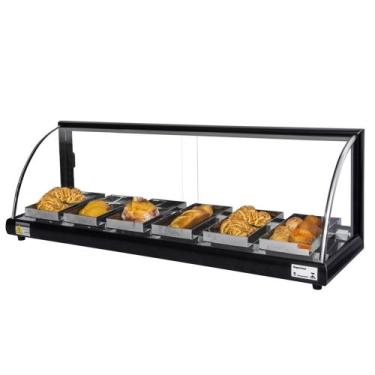 Imagem de A6 - Estufa Alfa para salgados de 6 bandejas Preta - 220V - Omega