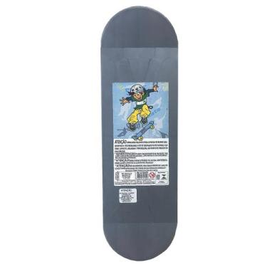 Imagem de Skate Infantil Brinquedo De Plástico 45 cm Diversas Cores - Injeto Pla