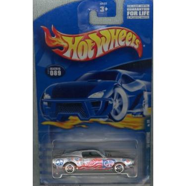 Imagem de Mattel Hot Wheels 2001 1:64 Scale Silver Hippie 1968 Ford Mustang Die Cast Car #089