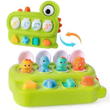 Imagem de Dinossauro de causa e efeito do brinquedo de desenvolvimento Tovol Zerky