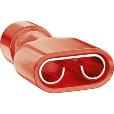 Imagem de Terminal Femea Totalmente Isolado Nylon Sforplast 0,5 A 1,5Mm - Vermel