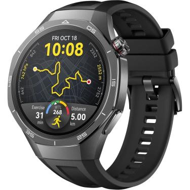 Imagem de SmartWatch HUAWEI GT 5 PRO 46mm, Tela AMOLED, GPS, Compatível com iOS e Android Preto