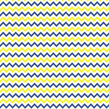 Imagem de Papel De Parede Azul Escuro Amarelo Branco Chevron Adesivo