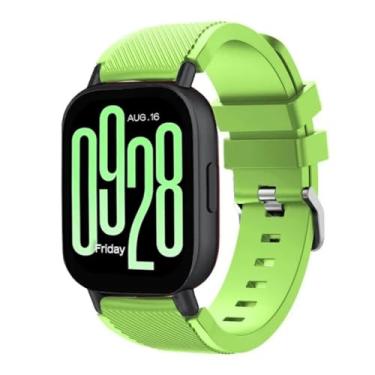 Imagem de Pulseira de Silicone Macio para Redmi Watch 5 Active, acessórios de relógio inteligente (Green)
