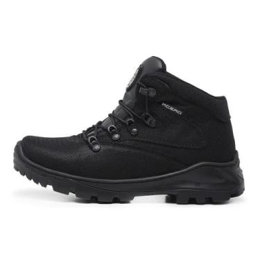 Imagem de Bota Coturno Militar Extra Leve Acero Modelo Ripstop Mid Preto Cano Cu
