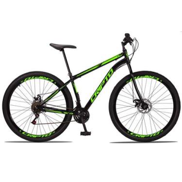 Imagem de Bicicleta Aro 29 Aço Carbono 21v Cripto Freios A Disco Garfo, 17", Pre