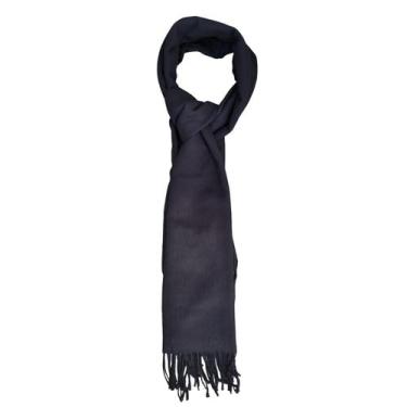 Imagem de Lenço Feminino Liso Colorido Com Franjas Cashmere - Lika Bijuterias, P