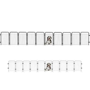 Imagem de Cercado Caes Pet Cachorro Grade Cerca 10 Módulos 51Cm Altura