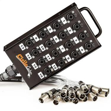 Imagem de Medusa 16 Vias Com Conectores Combo - Cirilo Cabos 20 Metros