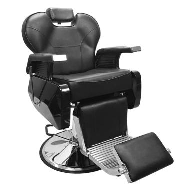 Imagem de Poltrona de Barbeiro Colorado Com Suporte Base Cromada
