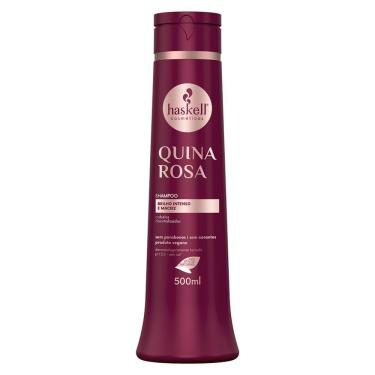 Imagem de Shampoo Quina Rosa Brilho Intenso E Maciez Haskell 500ml