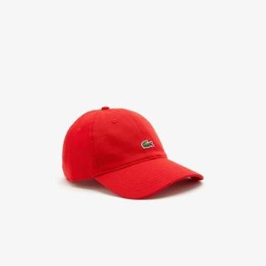 Imagem de Boné Lacoste Unissex Em Sarja De Algodão Orgânico-Unissex