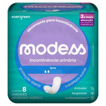 Imagem de Absorvente Geriátrico Incontinência Leve 8un Evergreen