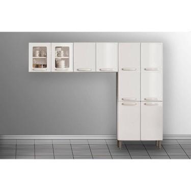 Imagem de Cozinha Modulada Bertolini Evidence 3 Peças (2Aéreos+1Paneleiro) CPT57 Branco-Bertolini