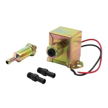 Imagem de OXCANO EP12S Bomba de combustível elétrica 12V 2,5-4PSI baixa pressão gasolina gás diesel em linha universal quadrada bomba de combustível compatível com todos os carros, caminhões, barcos e geradores