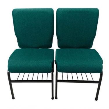 Imagem de 02 Cadeiras Para Igrejas C/ Porta Biblía E Porta Cálice produzido na c