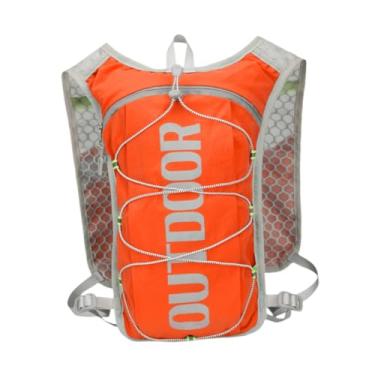 Imagem de menolana Mochila de hidratação, mochila de corrida, colete de hidratação, bolsa esportiva, de água para corrida, escalada, ciclismo, camping, Laranja