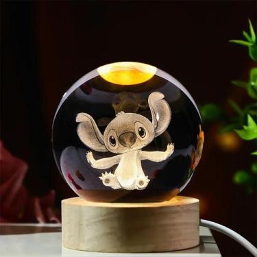 Imagem de Luminária De Cristal 3D Pikachu Kuromi Hello Kitty Para Decoração De M