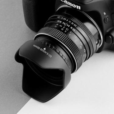 Imagem de Parasol Tulipa 52mm DC-S para Lentes DSLR Nikon Canon Sony